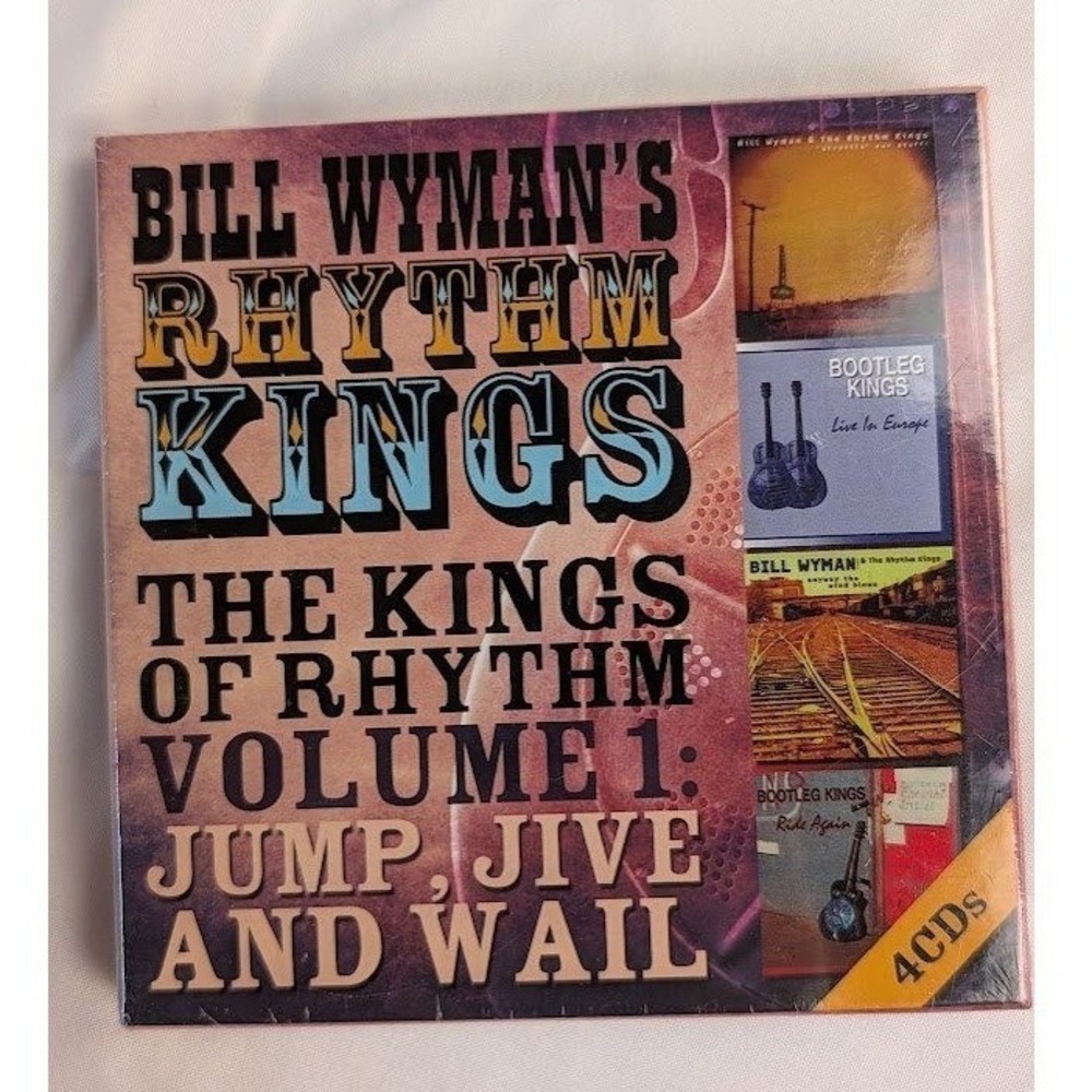 Bill Wyman's Rhythm Kings The Kings of Rhythm Vol 1 Jump Jive and Wail 4 CD Set